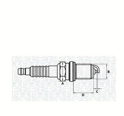 MAGNETI MARELLI 062000776304 - Zündkerze