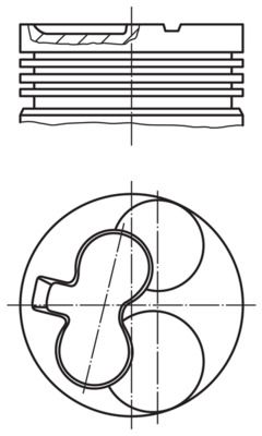 MAHLE 012 34 01 - Kolben