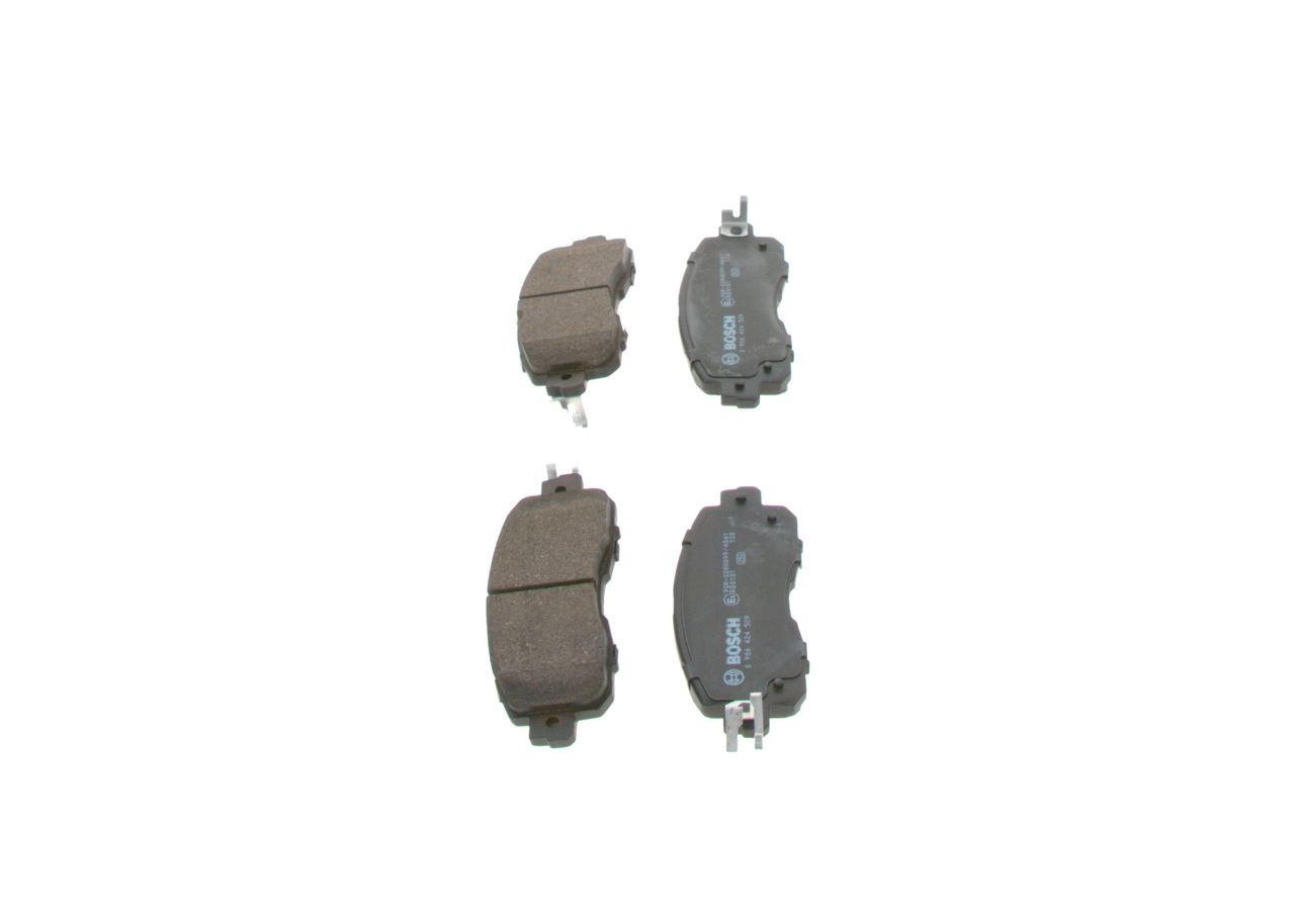 BOSCH 0 986 424 509 - Bremsbelagsatz, Scheibenbremse