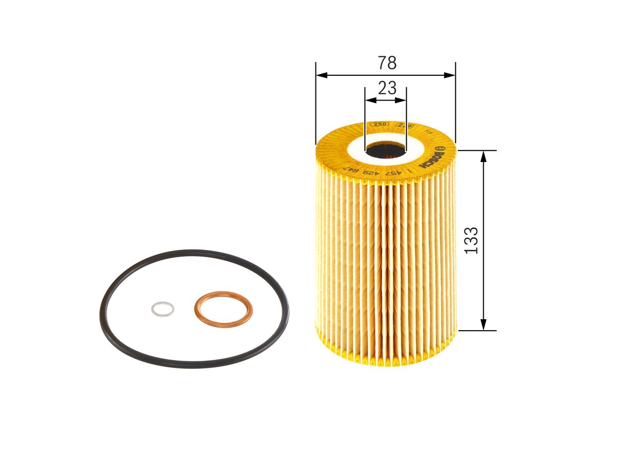 BOSCH 1 457 429 647 - Ölfilter