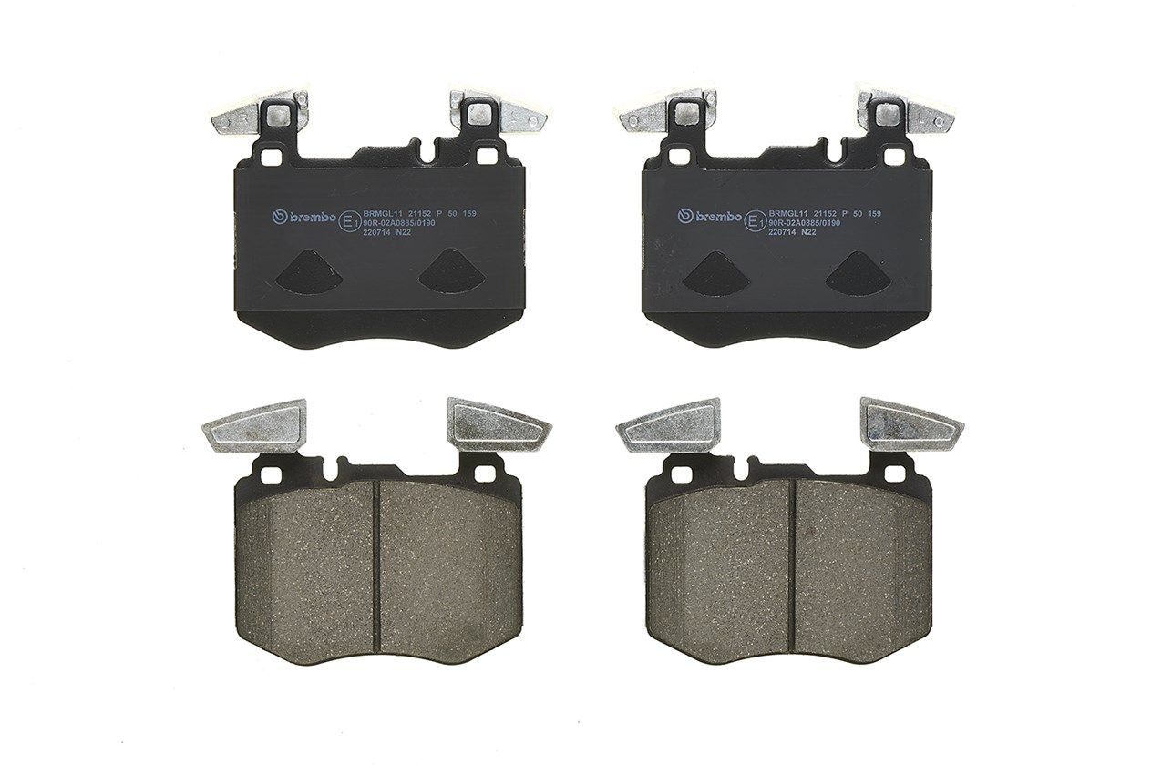 BREMBO P 50 159 - Bremsbelagsatz, Scheibenbremse