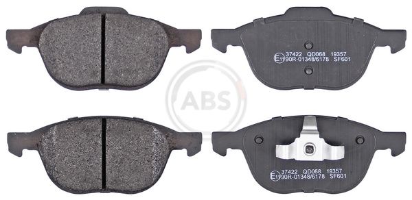 A.B.S. 37422 - Bremsbelagsatz, Scheibenbremse
