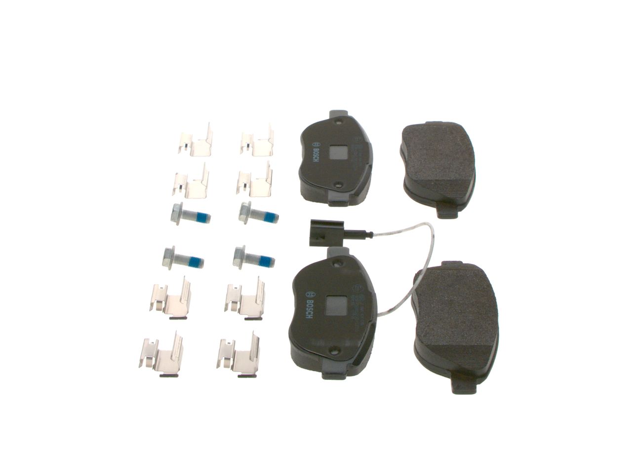 BOSCH 0 986 424 596 - Bremsbelagsatz, Scheibenbremse