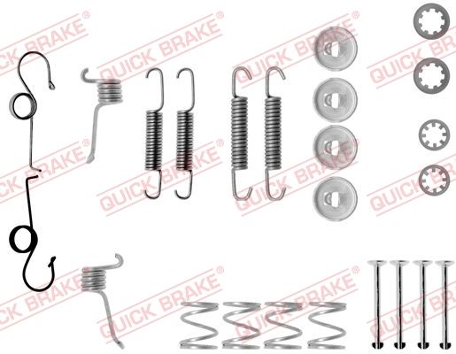 QUICK BRAKE 105-0511 - Zubehörsatz, Bremsbacken