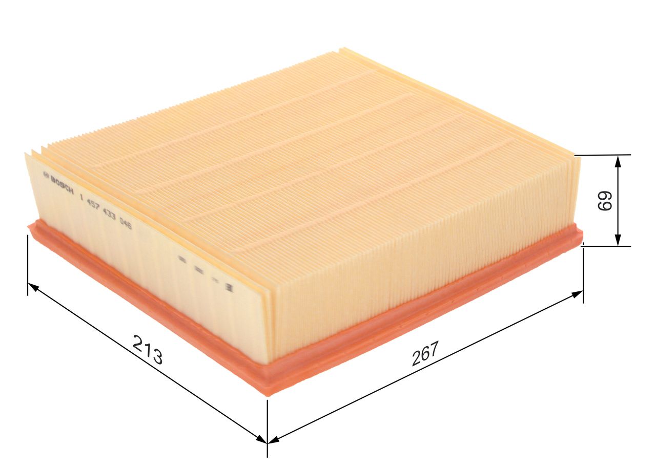 BOSCH 1 457 433 046 - Luftfilter