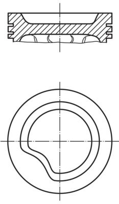 MAHLE 011 06 00 - Kolben