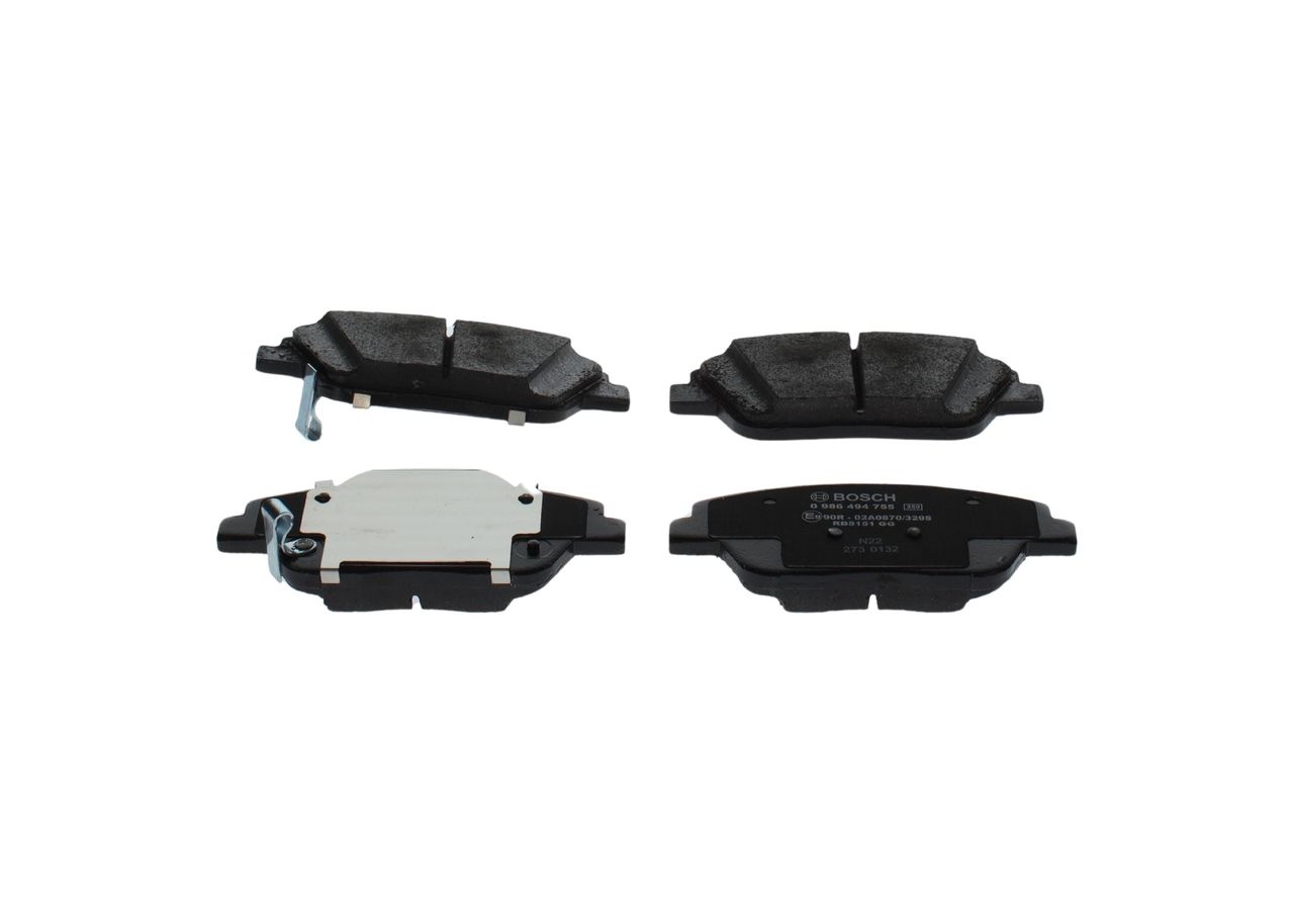 BOSCH 0 986 494 755 - Bremsbelagsatz, Scheibenbremse