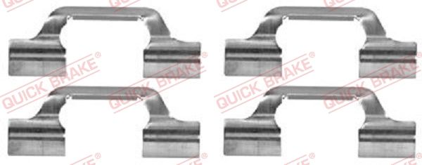 QUICK BRAKE 109-1685 - Zubehörsatz, Scheibenbremsbelag