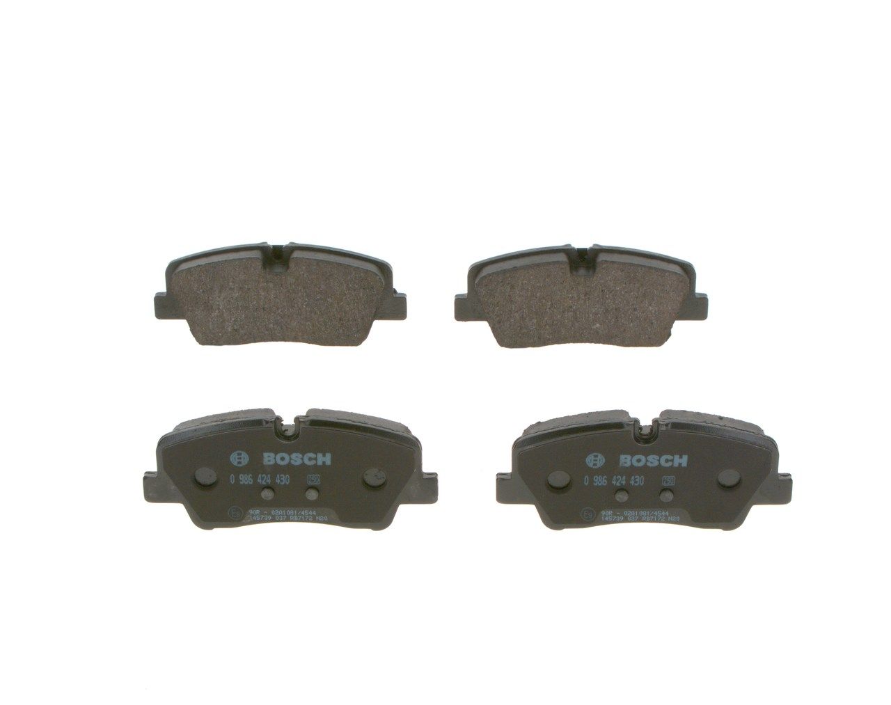 BOSCH 0 986 424 430 - Bremsbelagsatz, Scheibenbremse