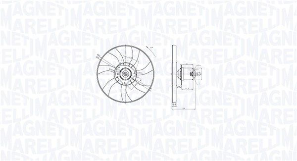 MAGNETI MARELLI 069422872010 - Lüfter, Motorkühlung