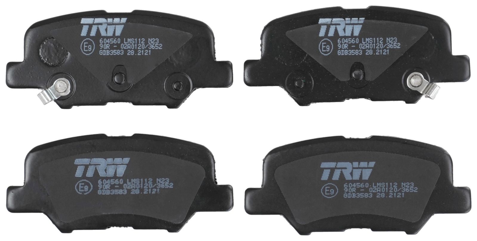 TRW GDB3583 - Bremsbelagsatz, Scheibenbremse