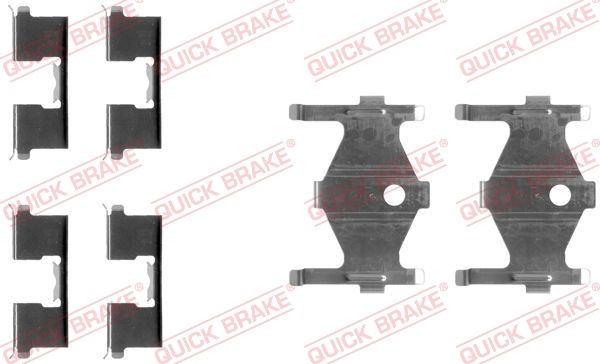 QUICK BRAKE 109-1185 - Zubehörsatz, Scheibenbremsbelag