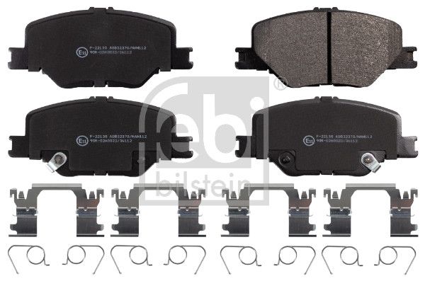 FEBI BILSTEIN 116247 - Bremsbelagsatz, Scheibenbremse
