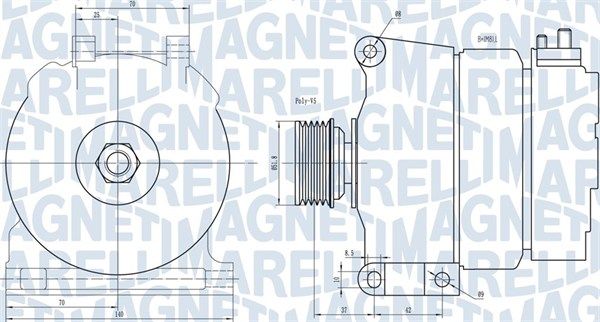 MAGNETI MARELLI 063731342010 - Generator