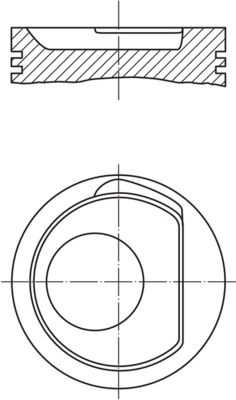 MAHLE 030 51 00 - Kolben