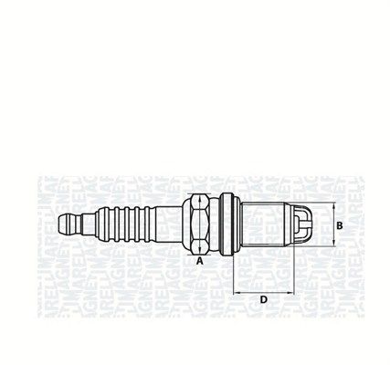 MAGNETI MARELLI 062000772304 - Zündkerze