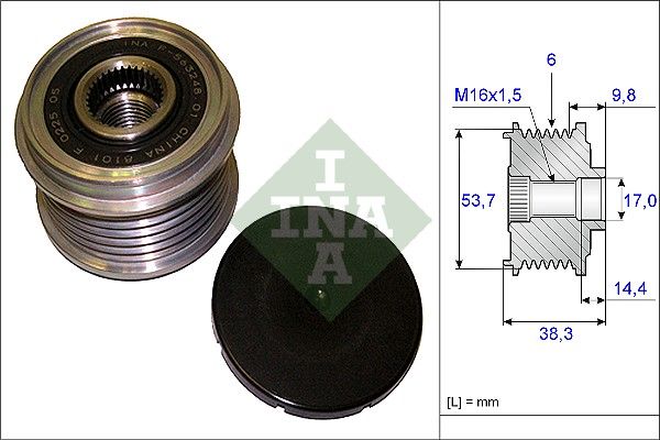Schaeffler INA 535 0203 10 - Generatorfreilauf