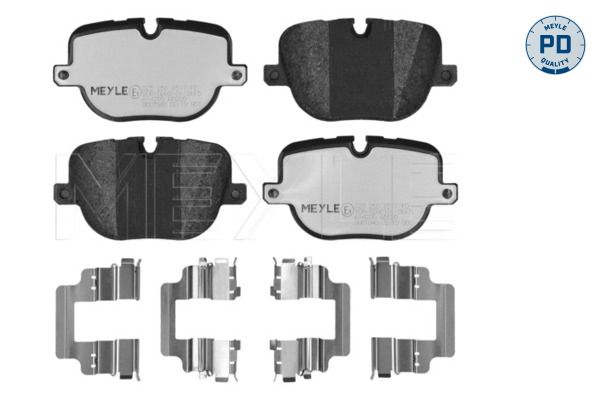 MEYLE 025 250 8517/PD - Bremsbelagsatz, Scheibenbremse