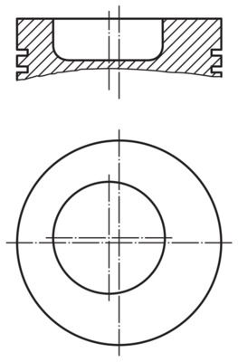 MAHLE 002 79 00 - Kolben