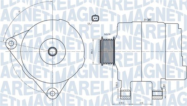 MAGNETI MARELLI 063732033010 - Generator