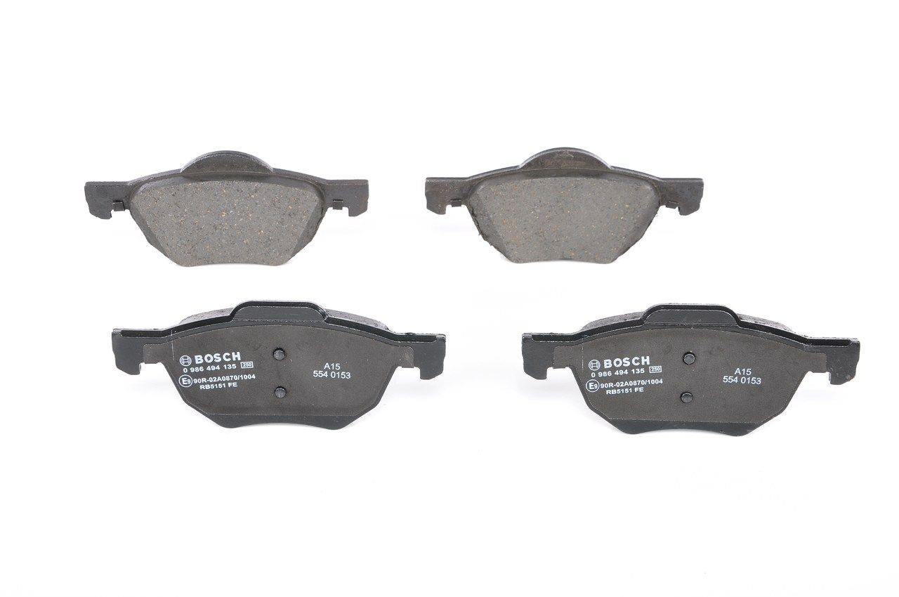 BOSCH 0 986 494 135 - Bremsbelagsatz, Scheibenbremse