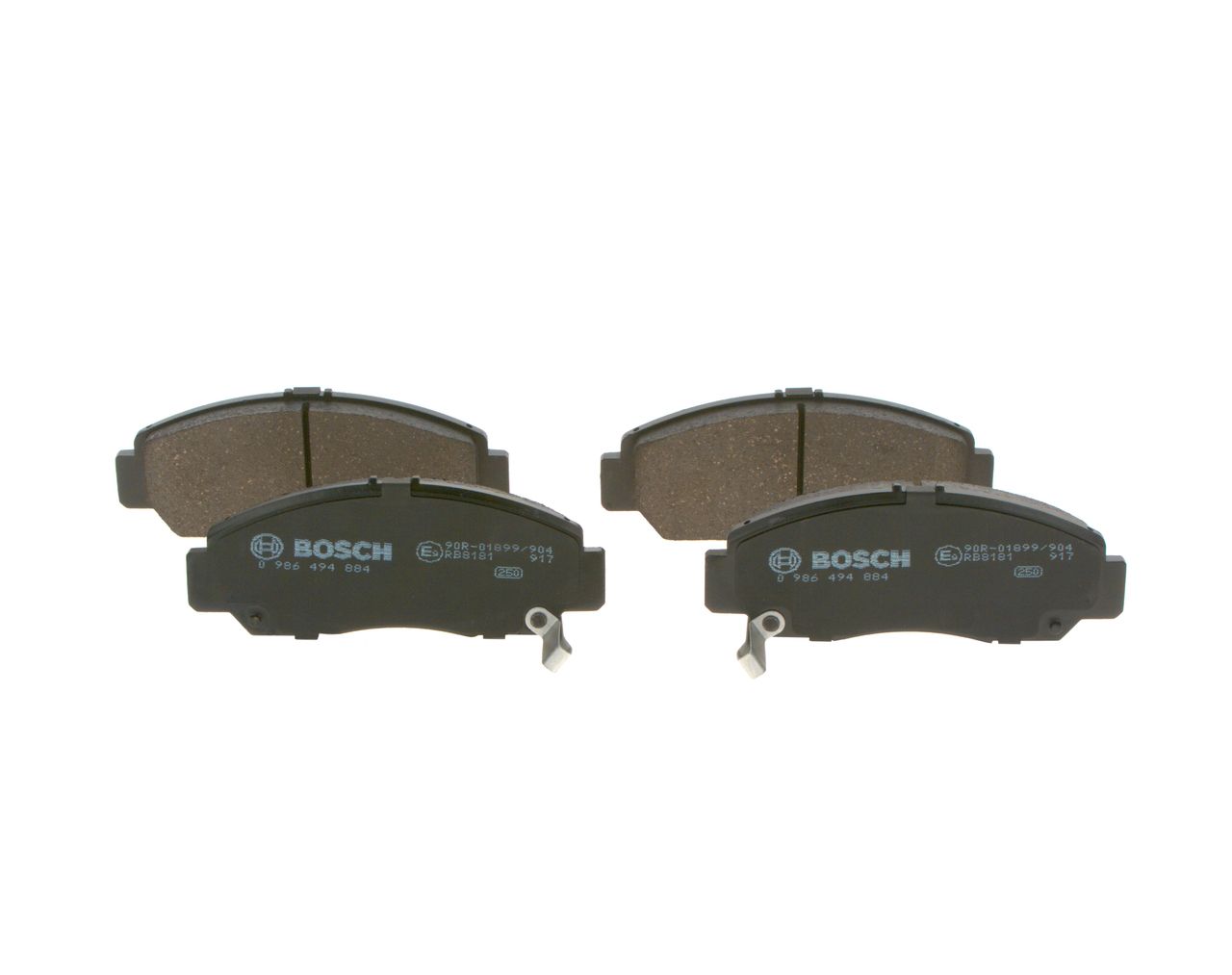 BOSCH 0 986 494 884 - Bremsbelagsatz, Scheibenbremse