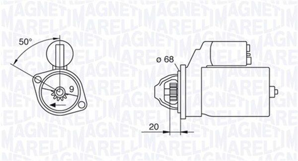 MAGNETI MARELLI 063226801010 - Starter