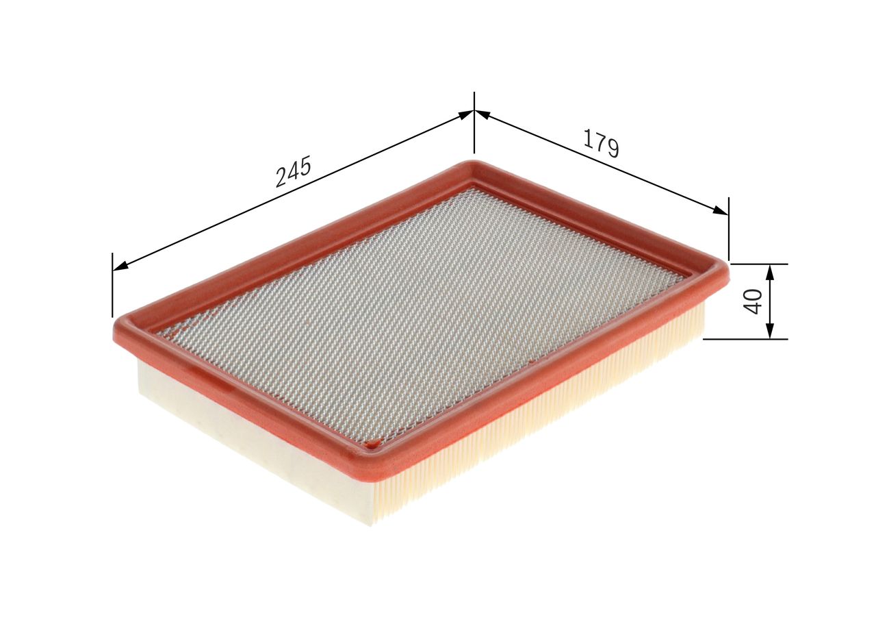 BOSCH 1 457 433 253 - Luftfilter