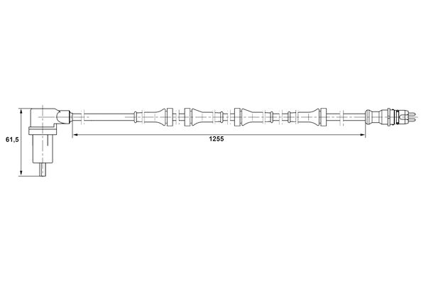 BOSCH 0 265 006 154 - Sensor, Raddrehzahl