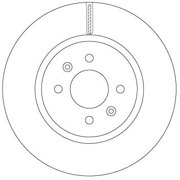 TRW DF6842 - Bremsscheibe