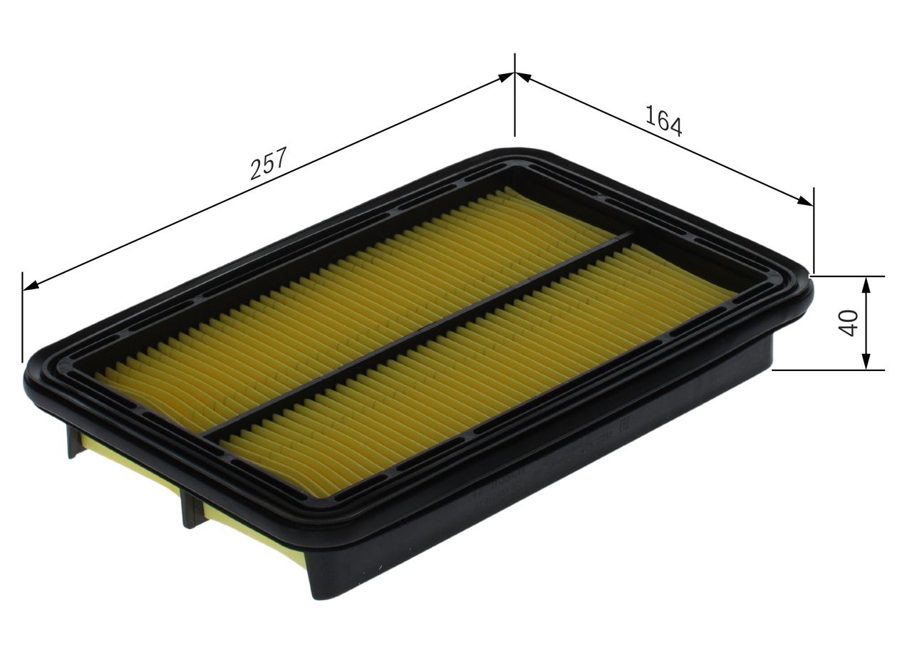 BOSCH 1 457 433 072 - Luftfilter