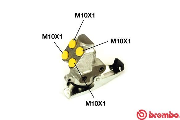 BREMBO R 85 006 - Bremskraftregler