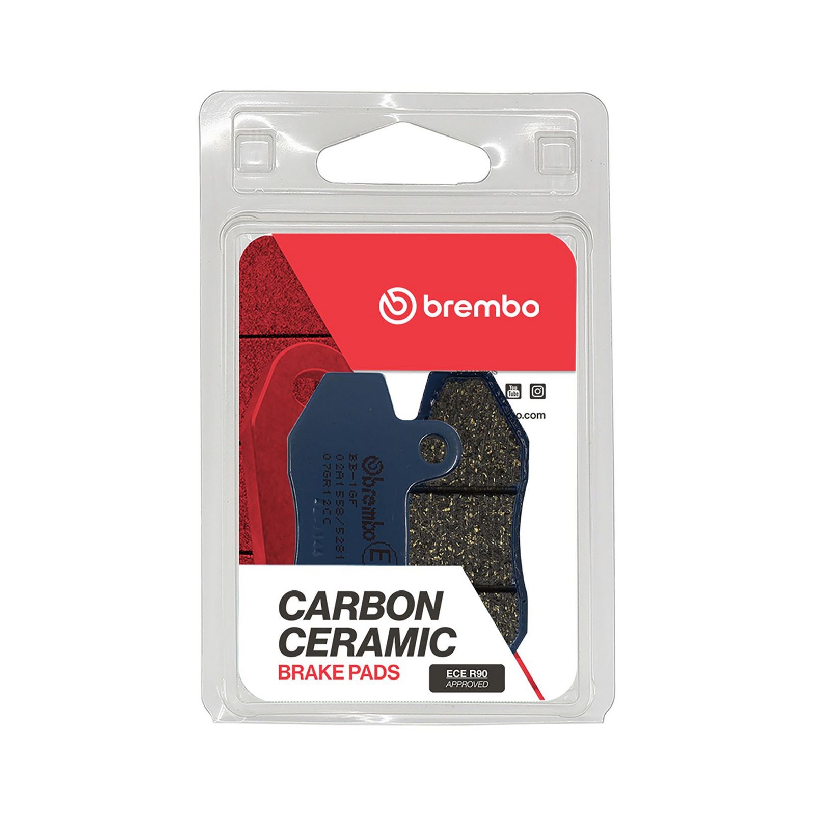 BREMBO 07GR12CC - Bremsbelagsatz, Scheibenbremse