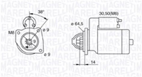 MAGNETI MARELLI 063720796010 - Starter