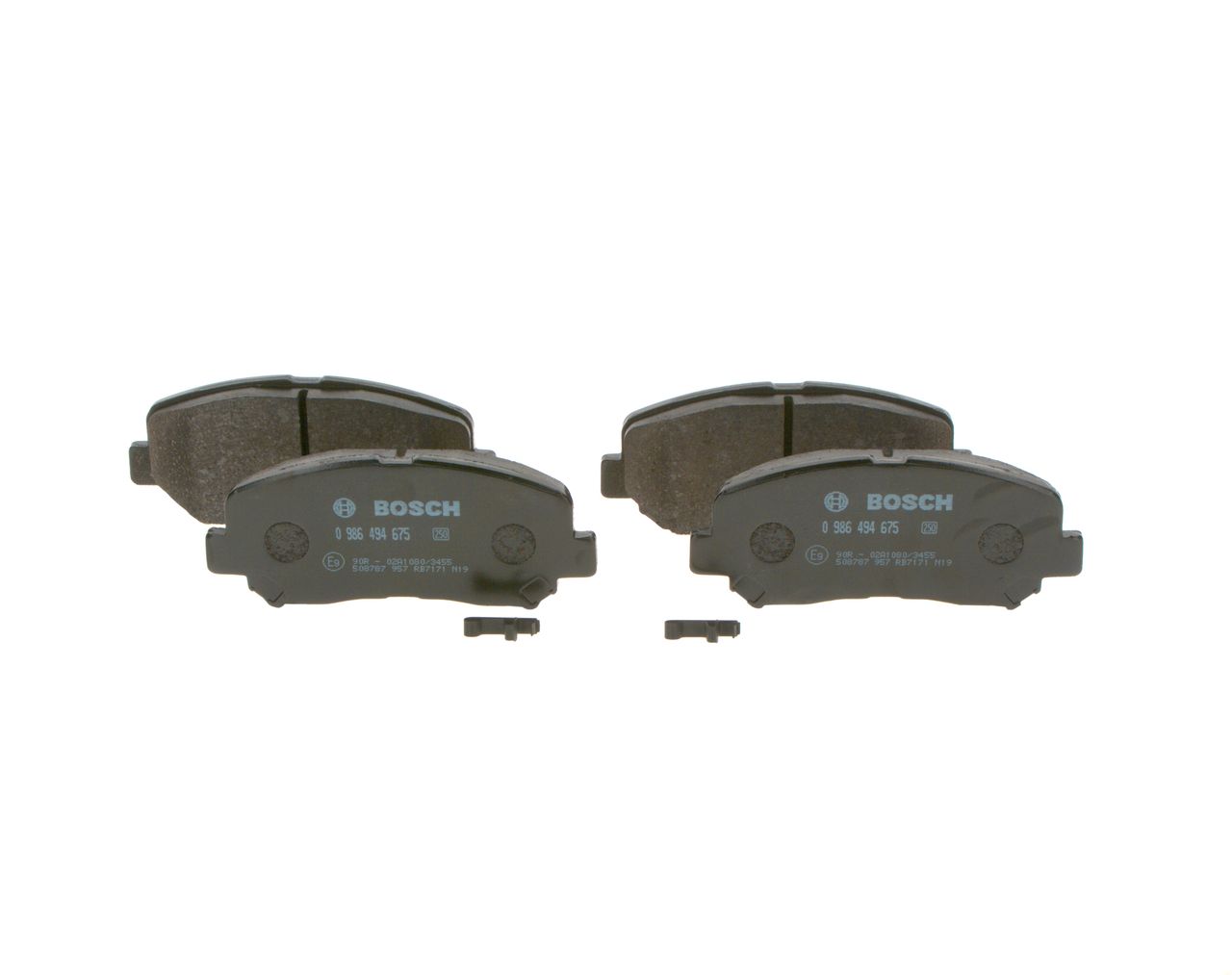 BOSCH 0 986 494 675 - Bremsbelagsatz, Scheibenbremse