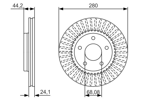 BOSCH 0 986 479 A19 - Bremsscheibe