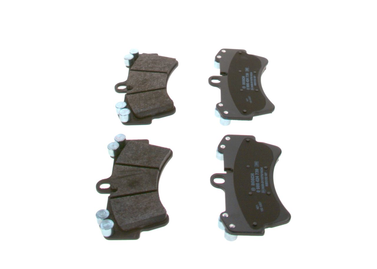 BOSCH 0 986 424 739 - Bremsbelagsatz, Scheibenbremse
