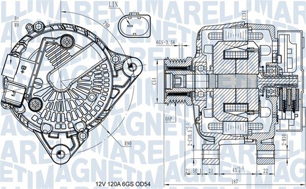 MAGNETI MARELLI 063731545910 - Generator