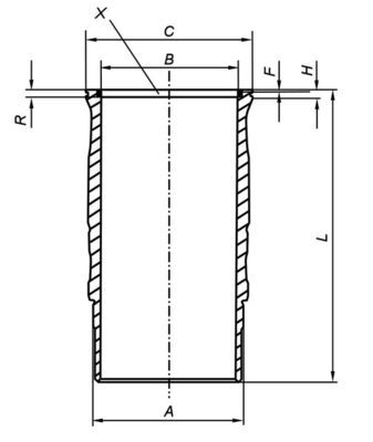 MAHLE 061 LW 00120 001 - Zylinderlaufbuchse