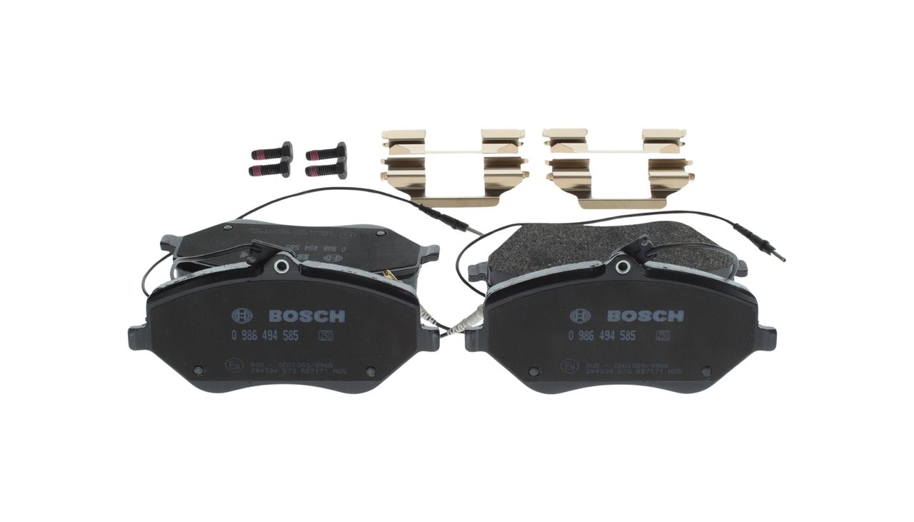 BOSCH 0 986 494 585 - Bremsbelagsatz, Scheibenbremse