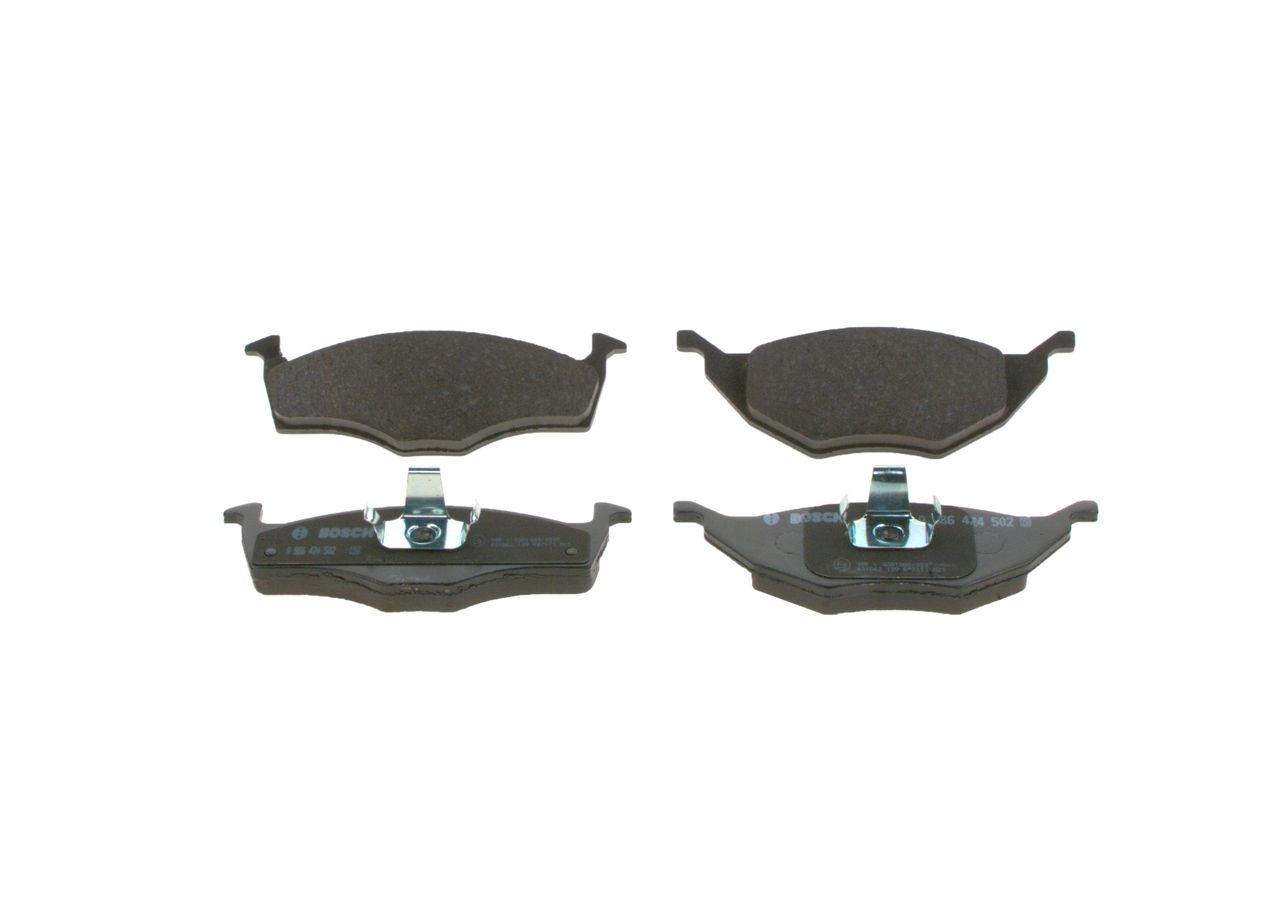 BOSCH 0 986 424 502 - Bremsbelagsatz, Scheibenbremse