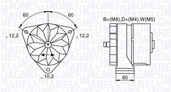 MAGNETI MARELLI 063534699820 - Generator