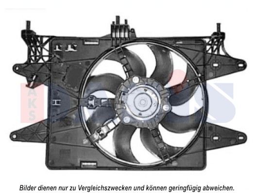 AKS DASIS 088059N - Lüfter, Motorkühlung