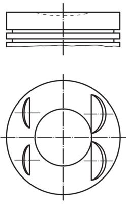 MAHLE 021 PI 00127 000 - Kolben