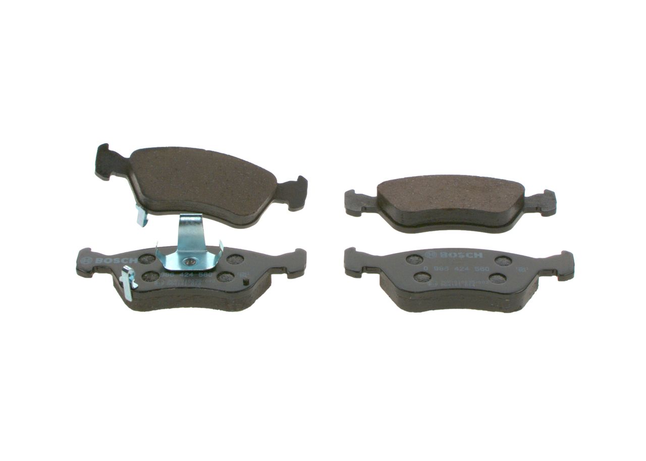 BOSCH 0 986 424 560 - Bremsbelagsatz, Scheibenbremse