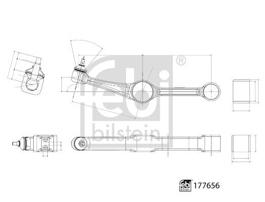 FEBI BILSTEIN 177656 - Lenker, Radaufhängung