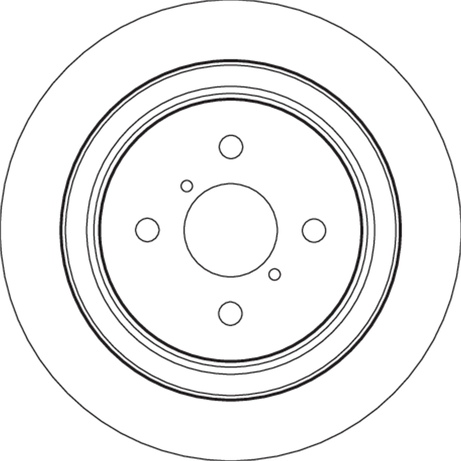 TRW DF4800 - Bremsscheibe