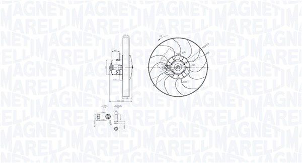 MAGNETI MARELLI 069422868010 - Lüfter, Motorkühlung
