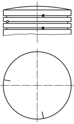 MAHLE 034 10 06 - Kolben
