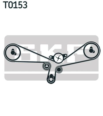 SKF VKMA 01202 - Zahnriemensatz